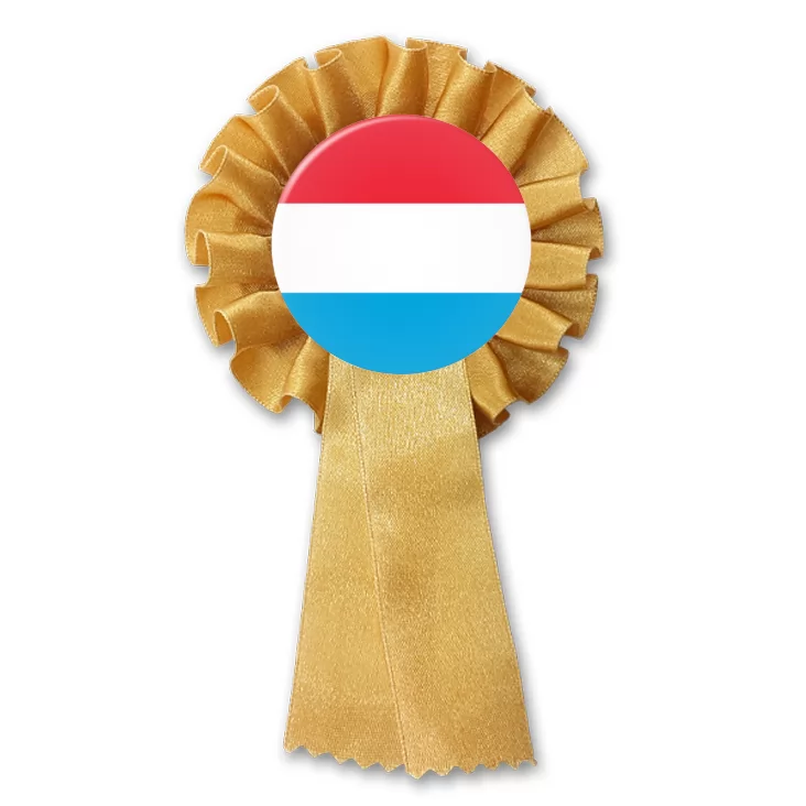 przypinka kotylion Flaga Luxemburg