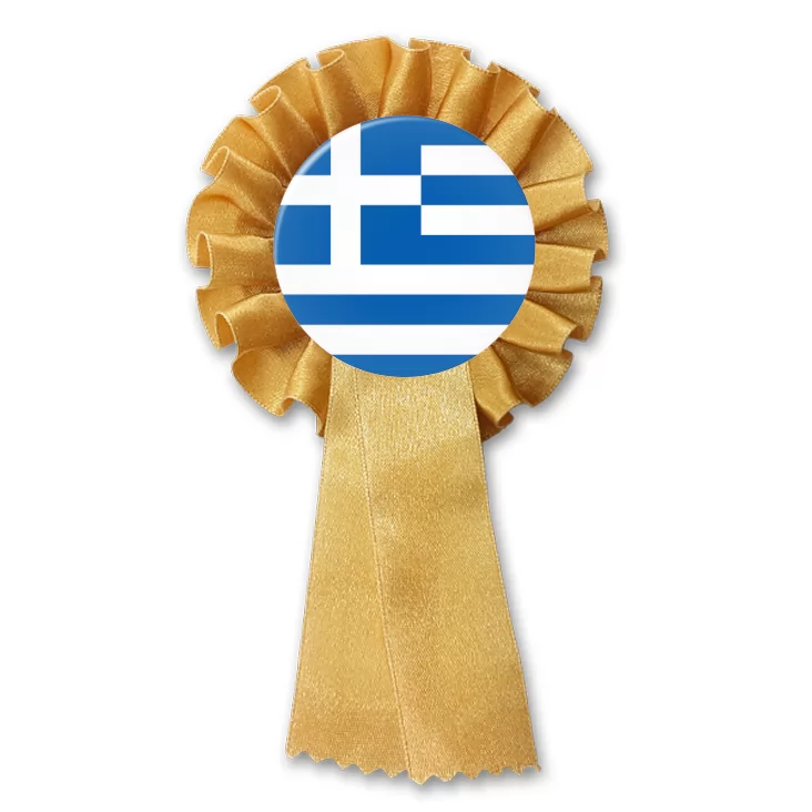 przypinka kotylion Flaga Grecja