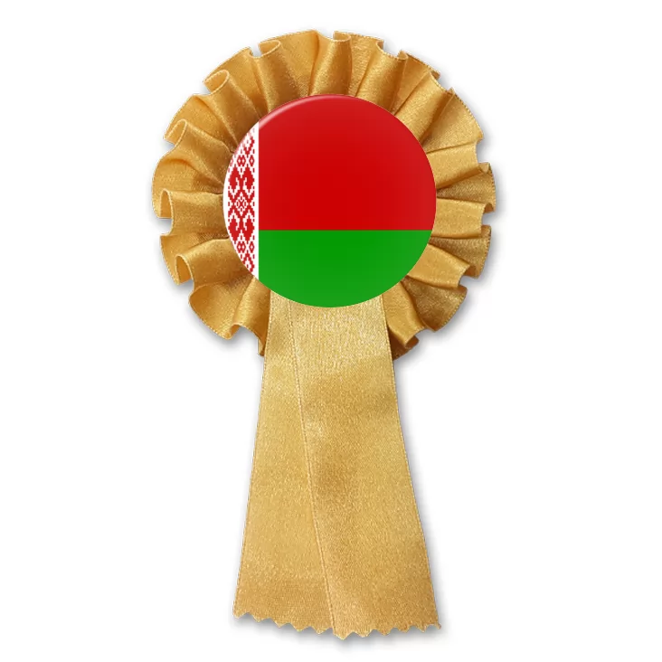 przypinka kotylion Flaga Białoruś