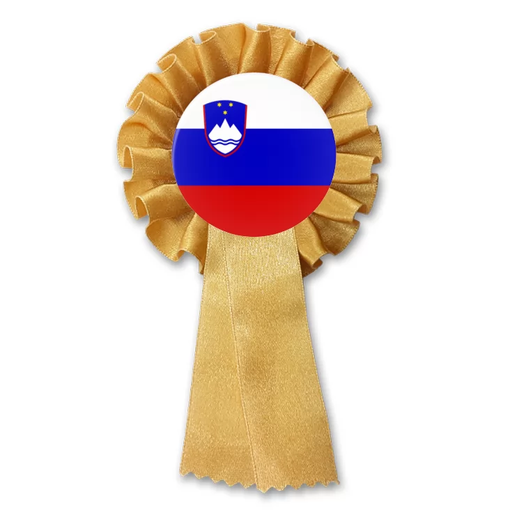 przypinka kotylion Flaga Słowenia