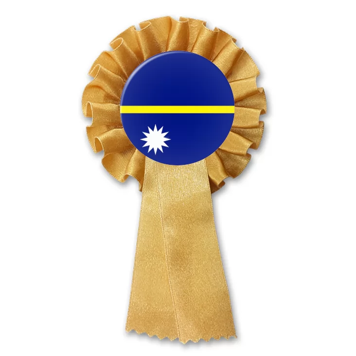 przypinka kotylion nauru