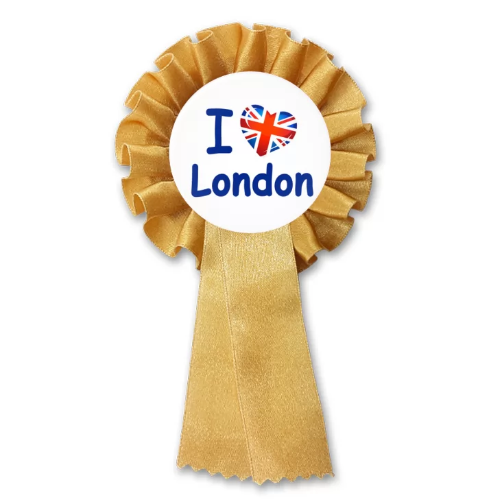 przypinka kotylion I love London