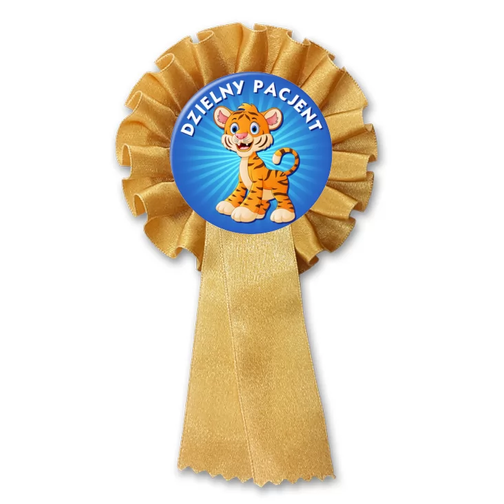 przypinka kotylion Dzielny Pacjent