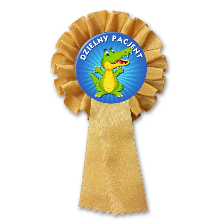 przypinka kotylion Dzielny Pacjent