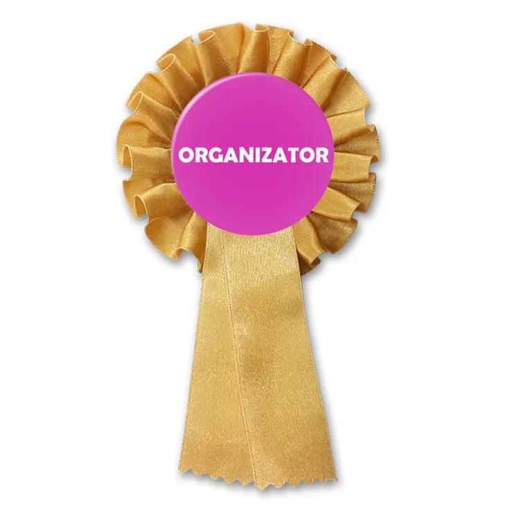 przypinka kotylion Organizator