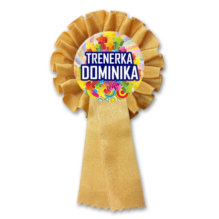 przypinka kotylion Trenerka