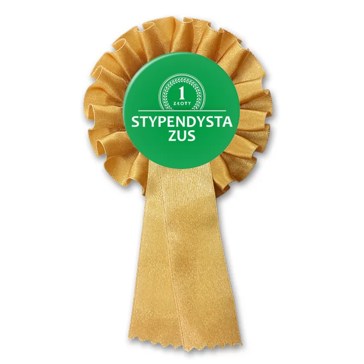 przypinka kotylion Stypendysta ZUS