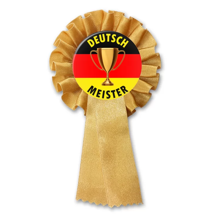przypinka kotylion Deutsch Meister