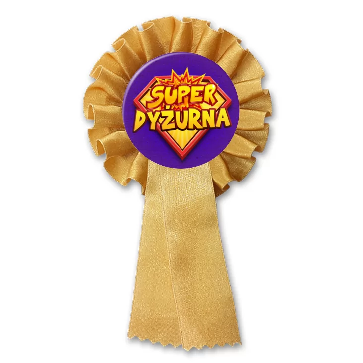 przypinka kotylion Super dyżurna