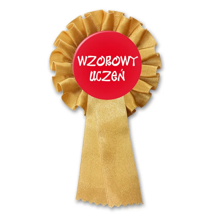 przypinka kotylion Wzorowy uczeń