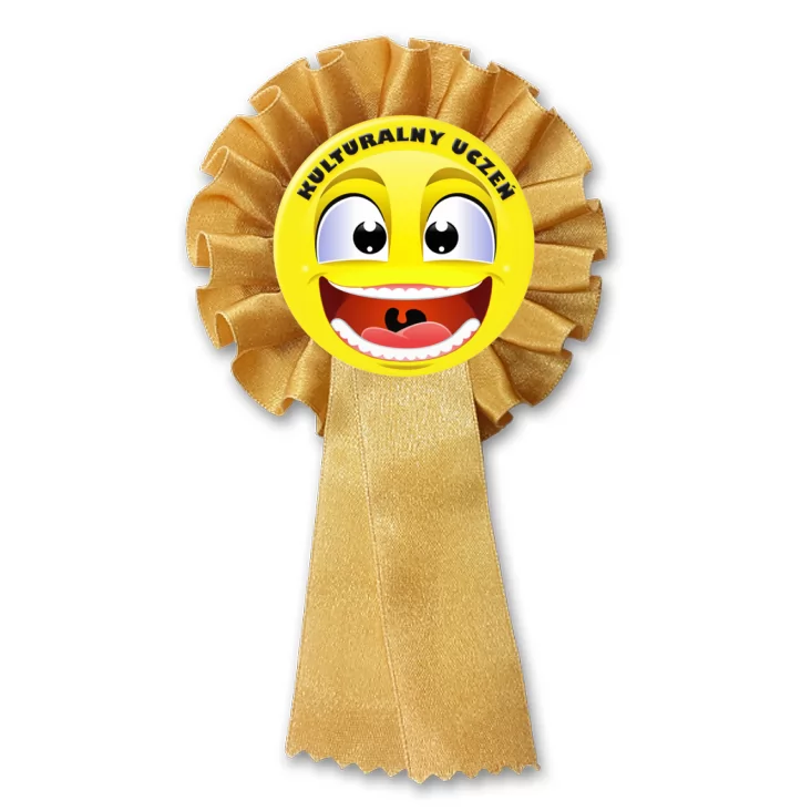 przypinka kotylion Kulturalny Uczeń