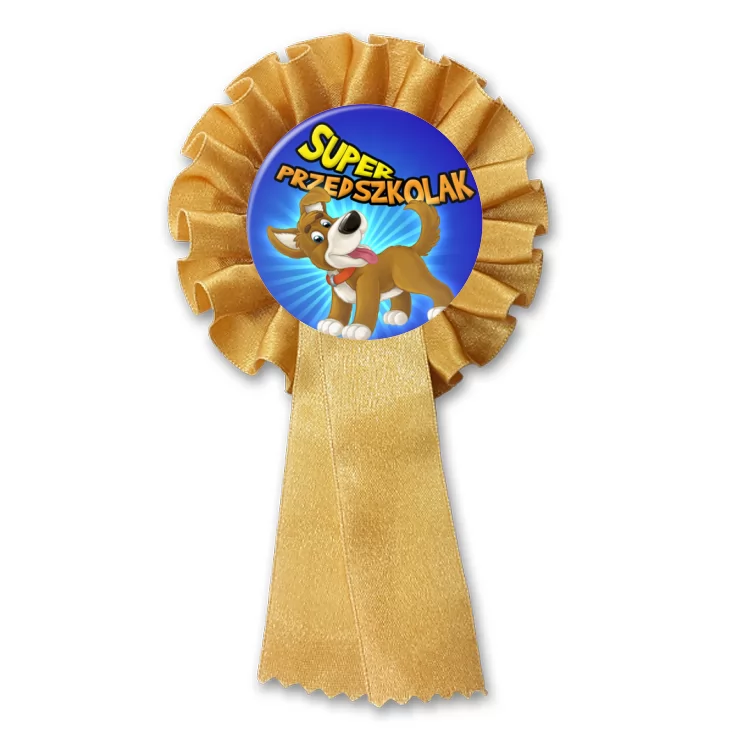 przypinka kotylion Super Przedszkolak