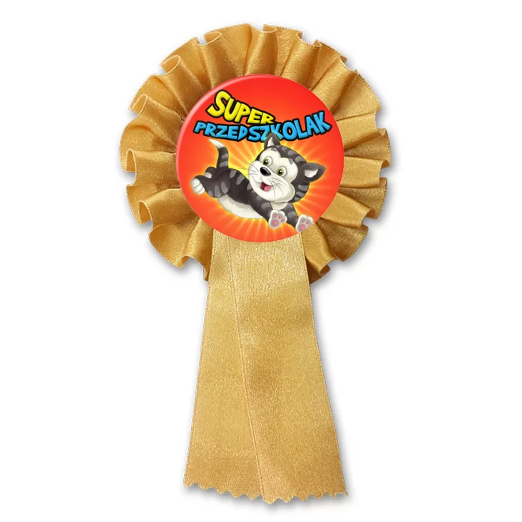 przypinka kotylion Super Przedszkolak