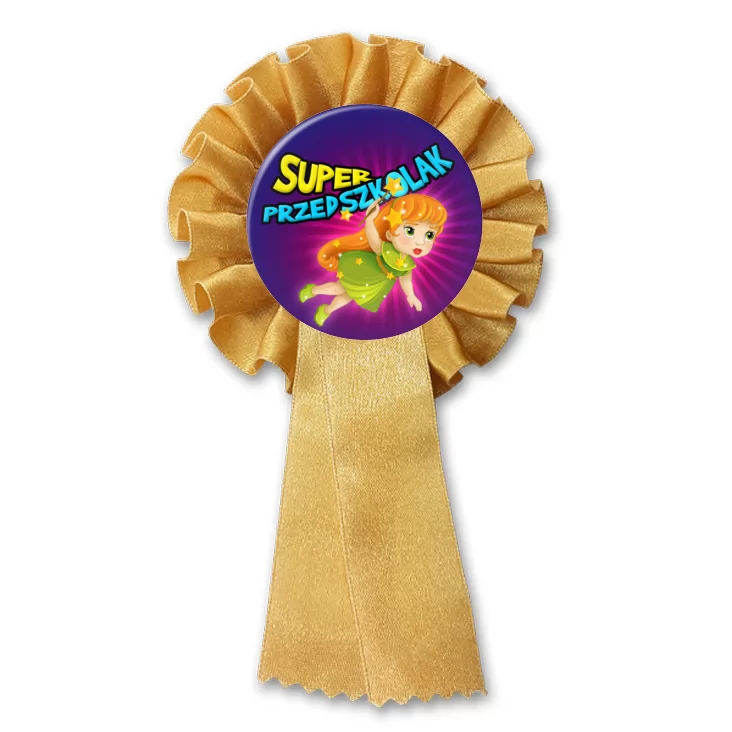 przypinka kotylion Super Przedszkolak
