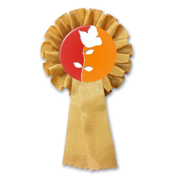 przypinka kotylion Róża
