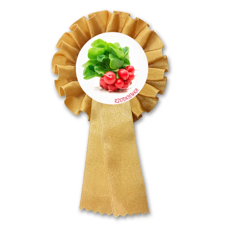 przypinka kotylion Rzodkiewka