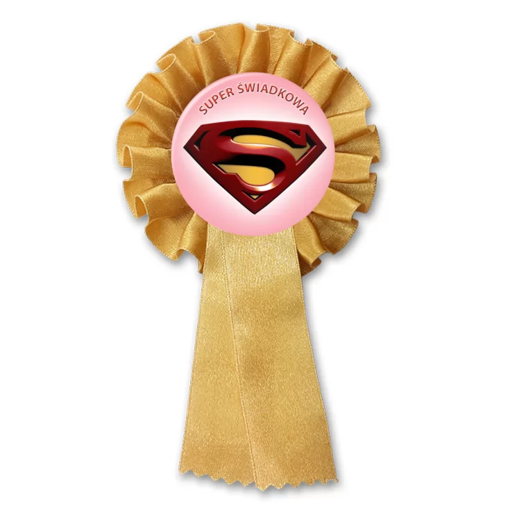 przypinka kotylion Super Świadkowa