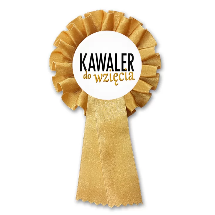 przypinka kotylion Kawaler do wzięcia