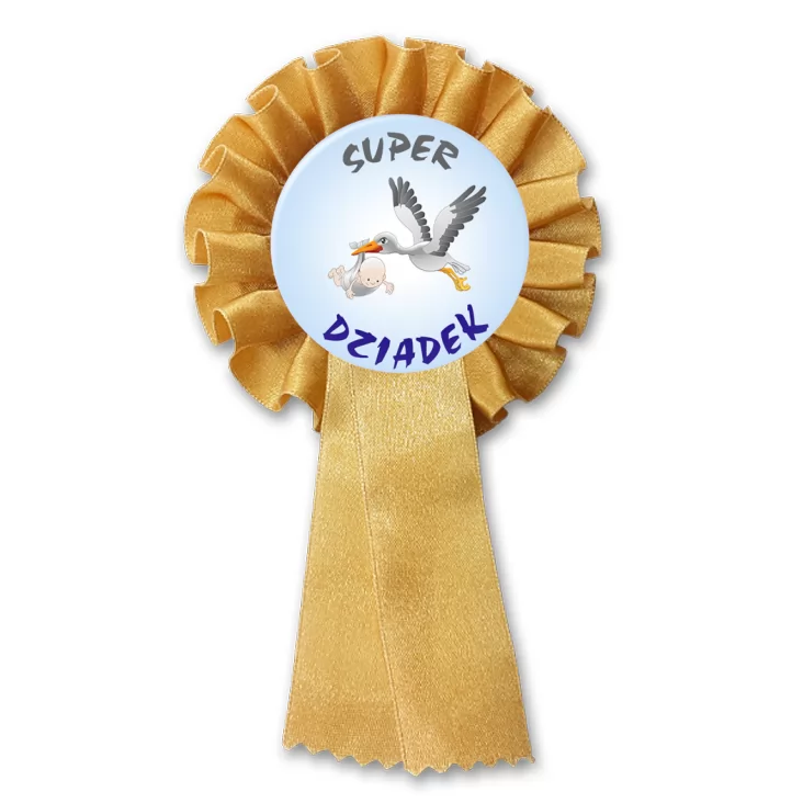przypinka kotylion Super Dziadek