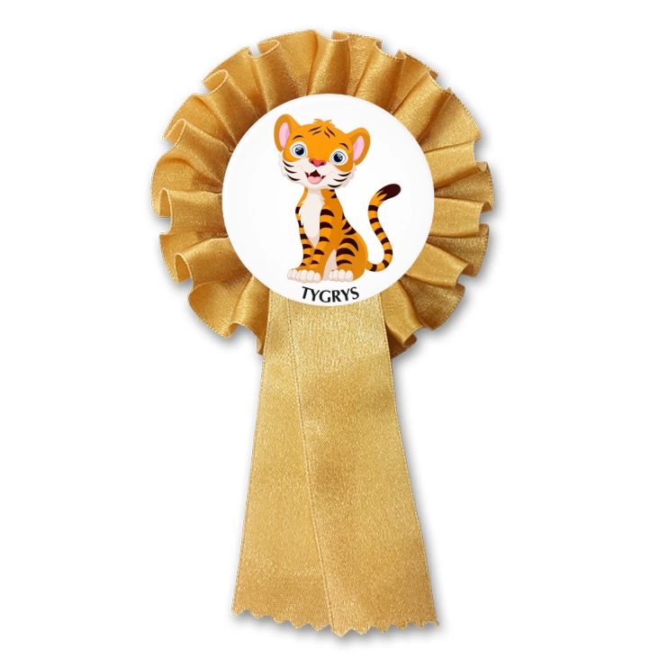 przypinka kotylion Tygrys
