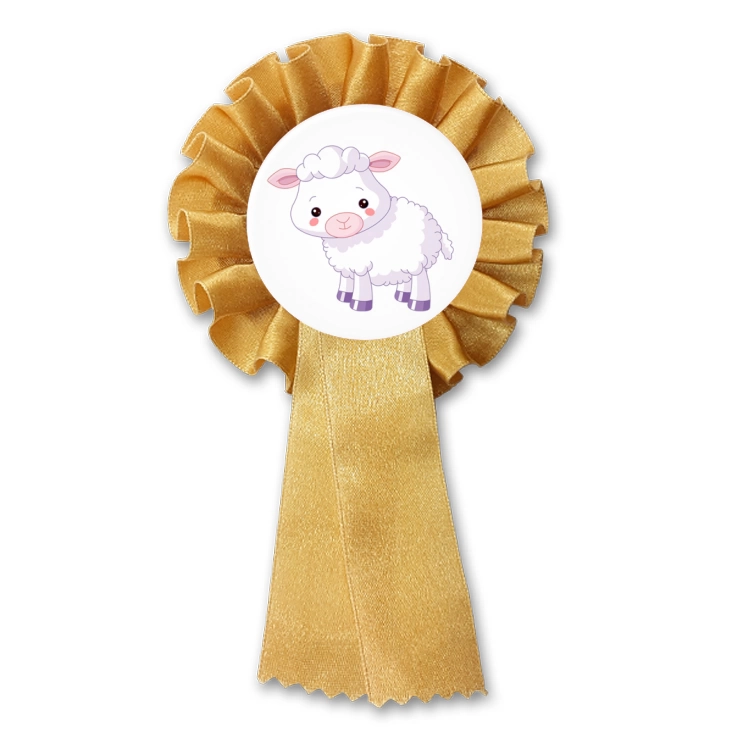 przypinka kotylion Owieczka