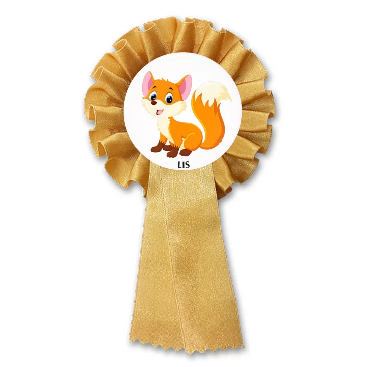 przypinka kotylion Lis