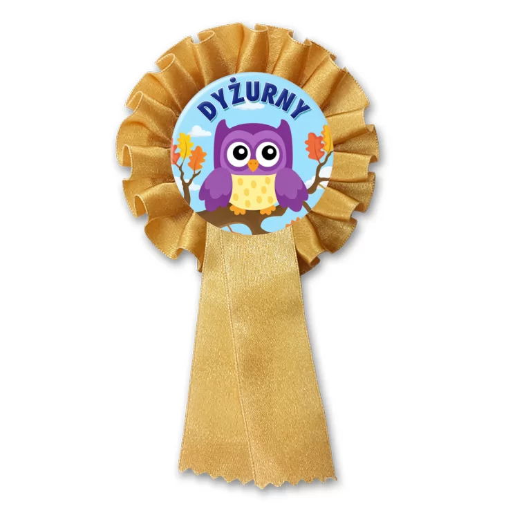 przypinka kotylion Dyżurny