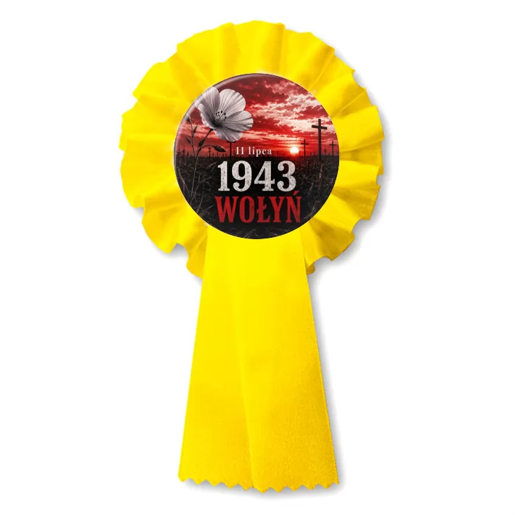 przypinka kotylion 11 lipca 1943 Wołyń