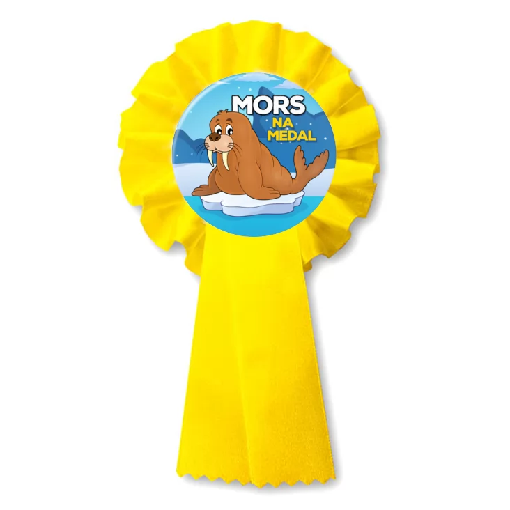przypinka kotylion Mors na medal