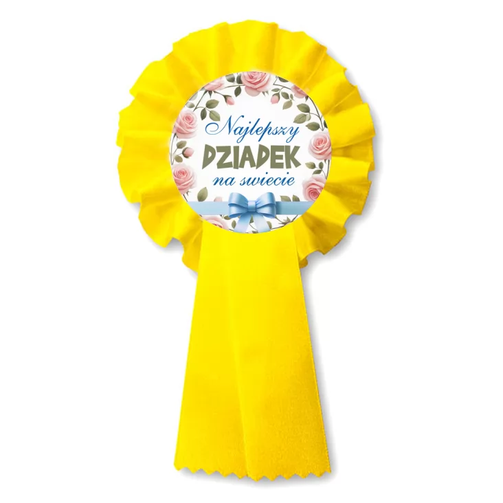 przypinka kotylion Najlepszy dziadek