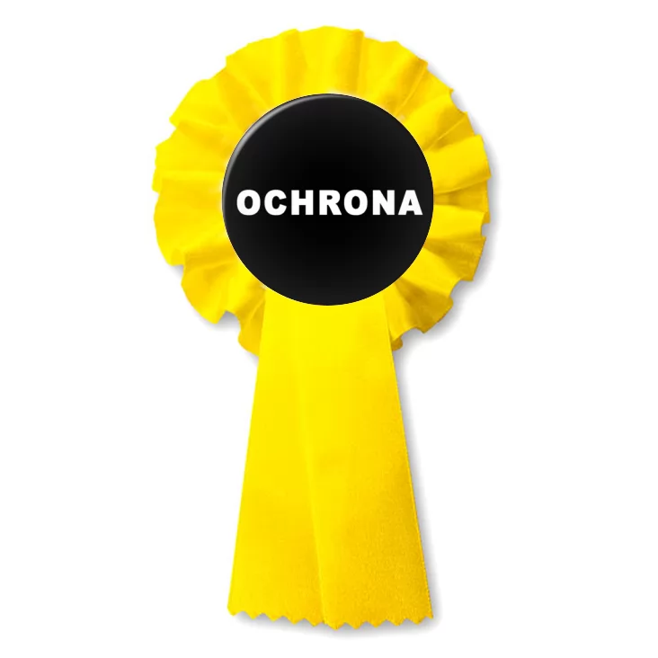 przypinka kotylion Ochroniarz