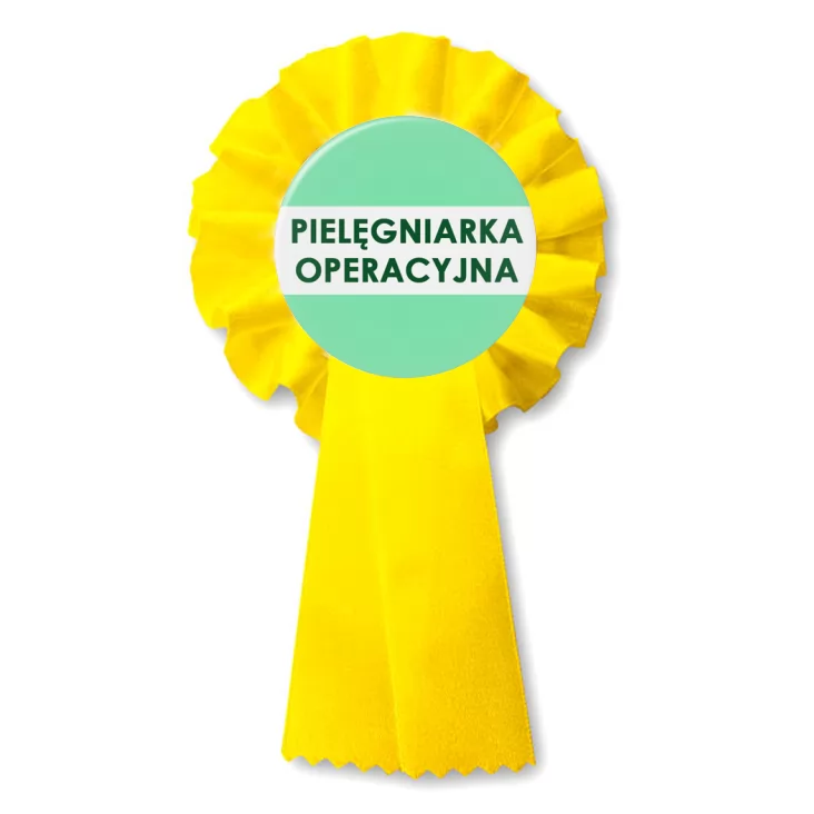 przypinka kotylion Pielęgniarka operacyjna