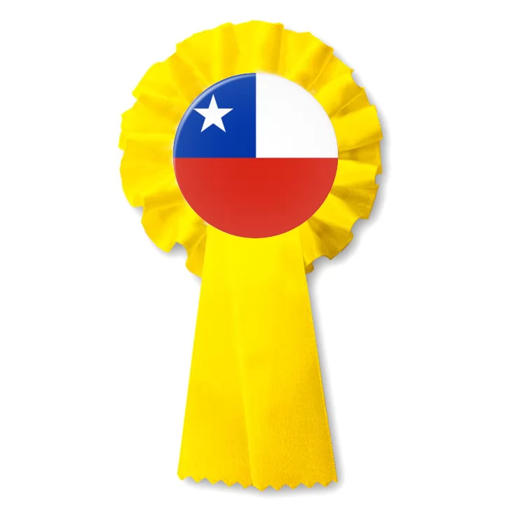 przypinka kotylion Chile