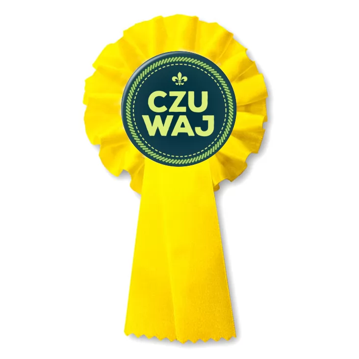 przypinka kotylion Czuwaj