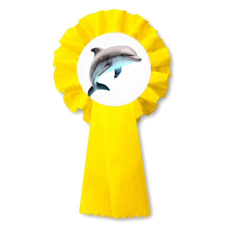 przypinka kotylion Delfin