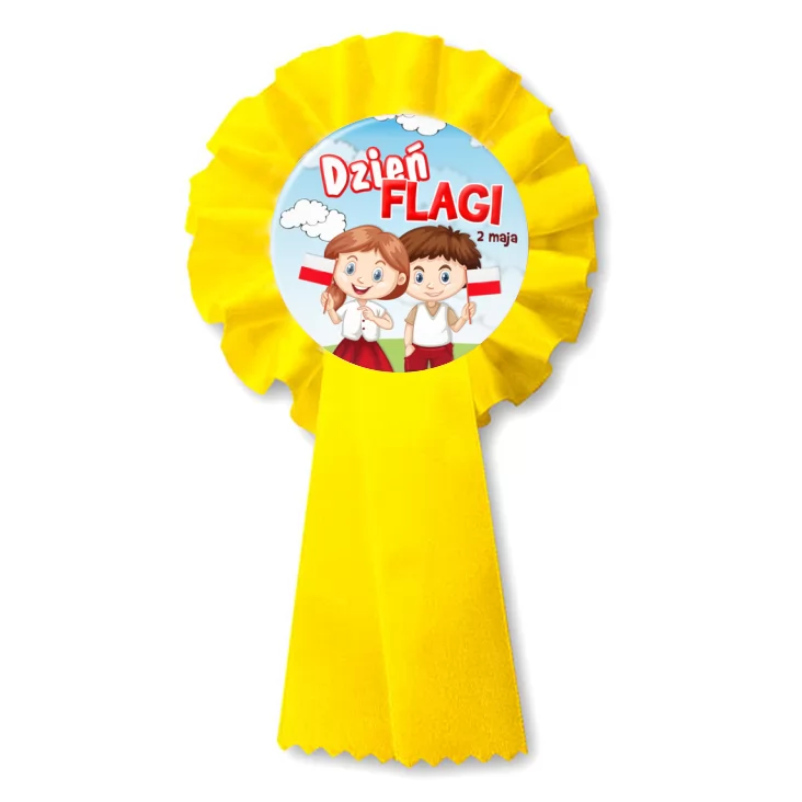 przypinka kotylion Dzień flagi Dzieci