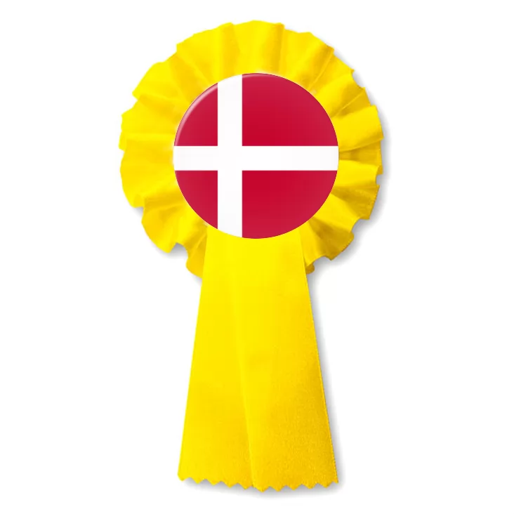 przypinka kotylion Flaga Dania