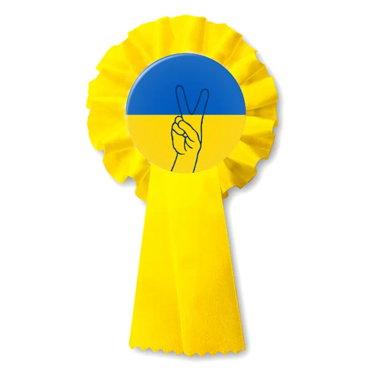 przypinka kotylion Flaga Ukraina Victoria