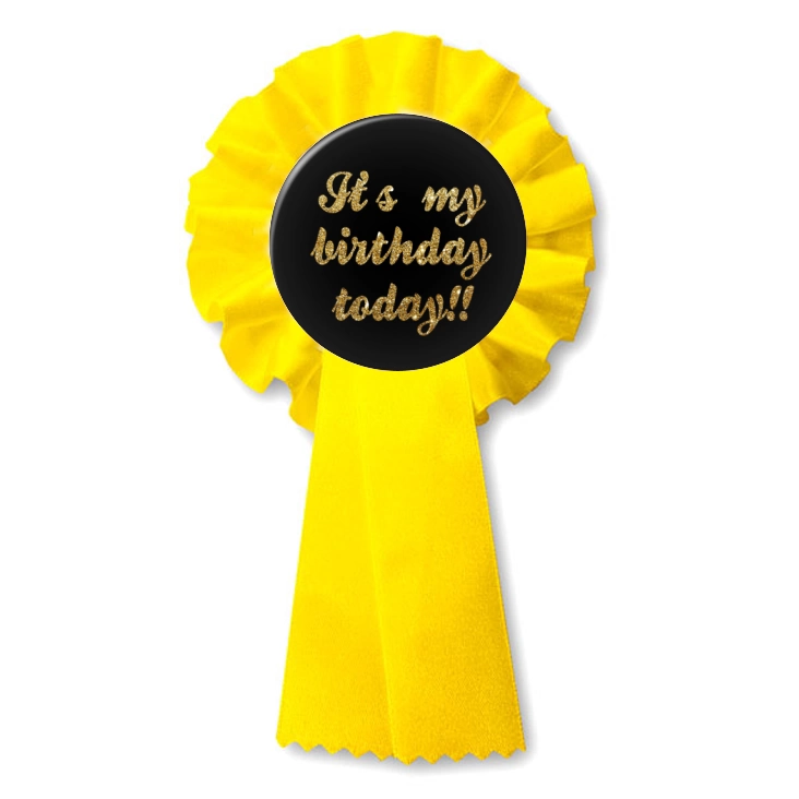 przypinka kotylion It`s my birthday today