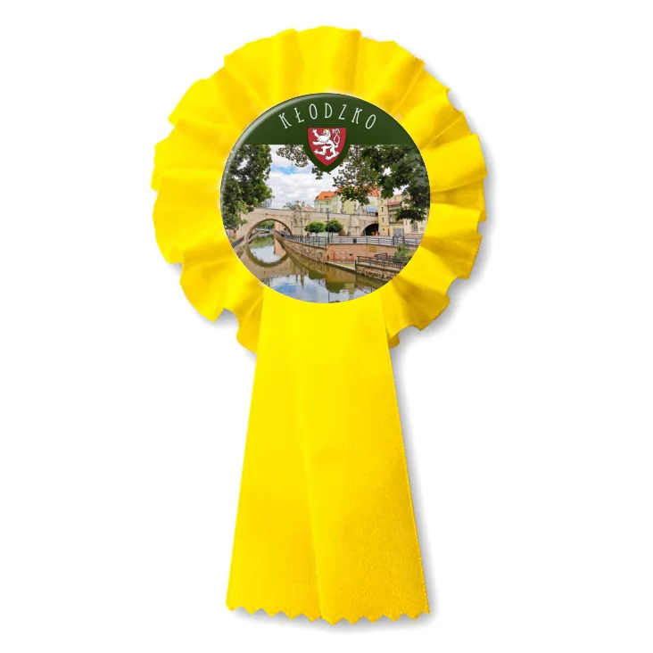 przypinka kotylion Kłodzko zabytkowy most gotycki