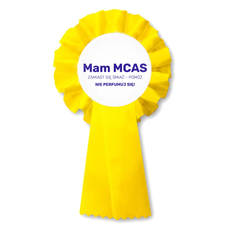 przypinka kotylion Mam MCAS