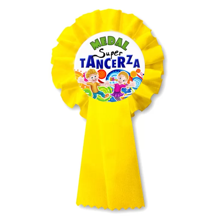 przypinka kotylion Medal Super Tancerza