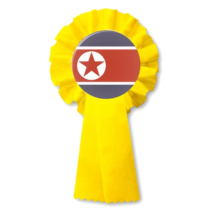 przypinka kotylion nkorea