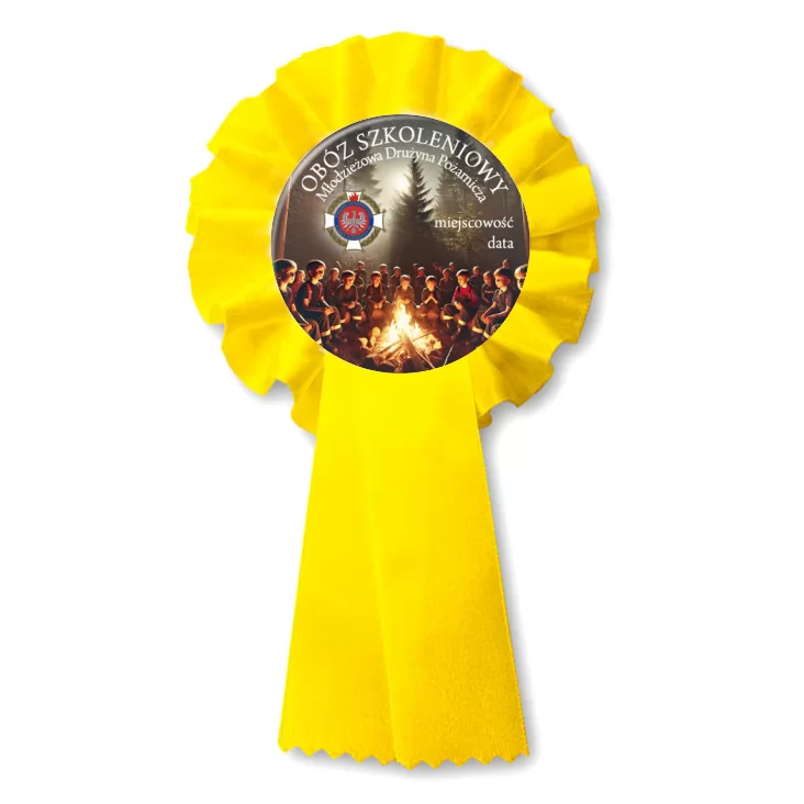 przypinka kotylion Obóz Szkoleniowy MDP OSP