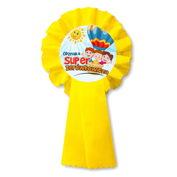 przypinka kotylion Odznaka Super Zerówkowicza