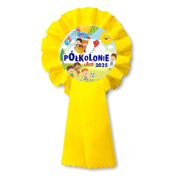 przypinka kotylion Półkolonie letnie
