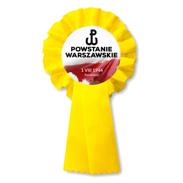 przypinka kotylion Powstanie Warszawskie flaga Polski
