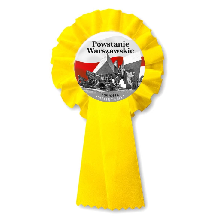 przypinka kotylion Powstanie Warszawskie Pomnik