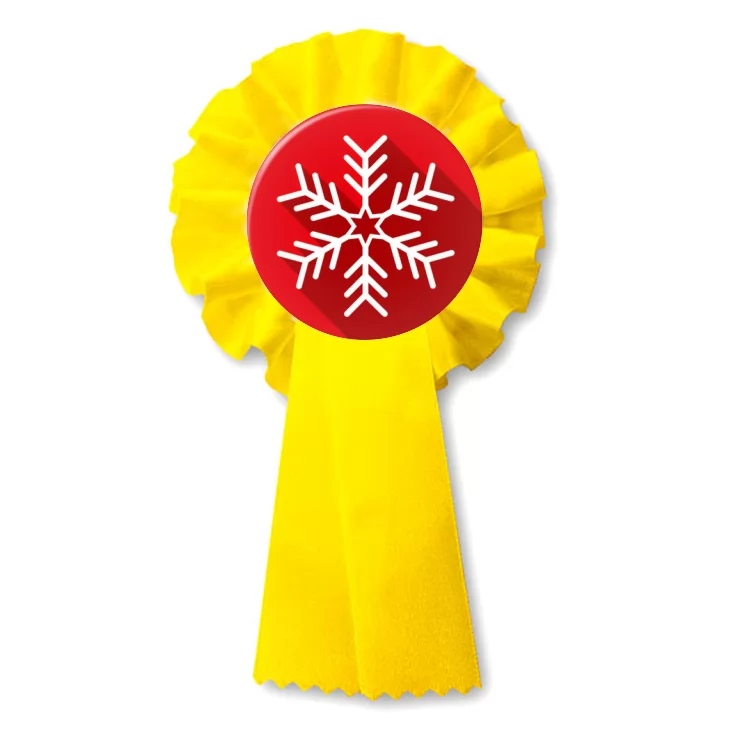 przypinka kotylion Śnieżynka