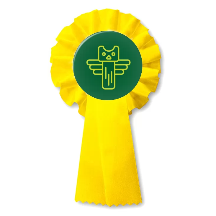 przypinka kotylion Sprawność harcerz totem